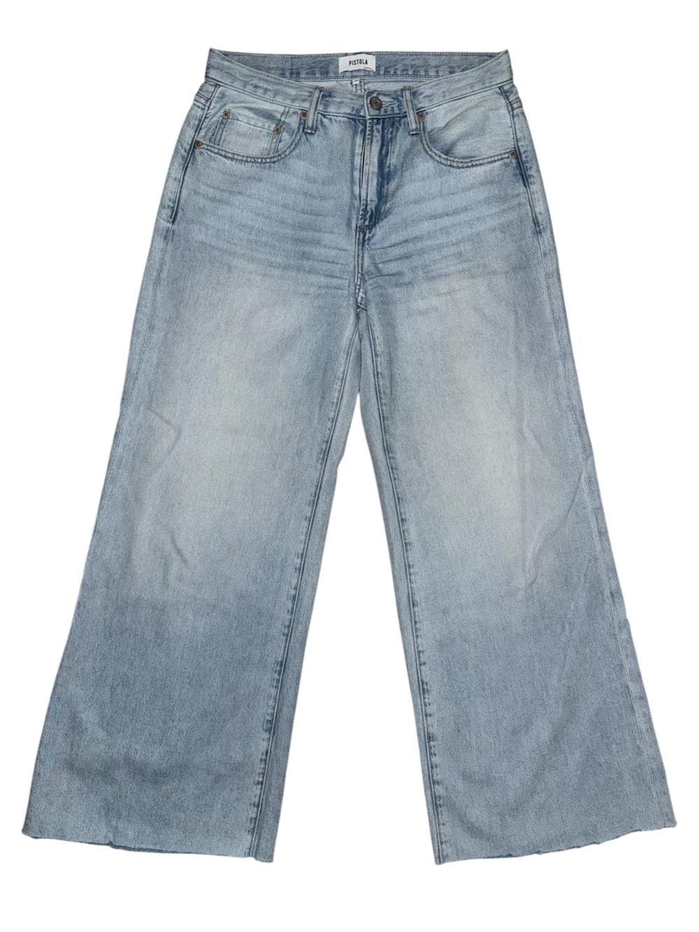 PISTOLA Jadyn Low Slung Palazzo Jeans – Size 26 – Chateau Wash